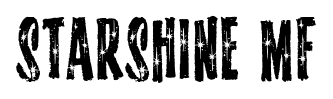 Starshine MF font